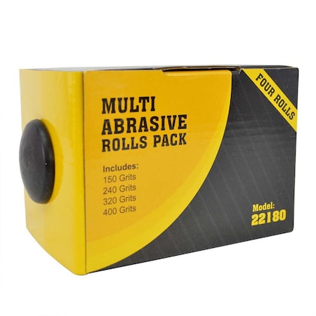 Big Horn Multi Abrasive Sanding Roll 4 Pack - 22180